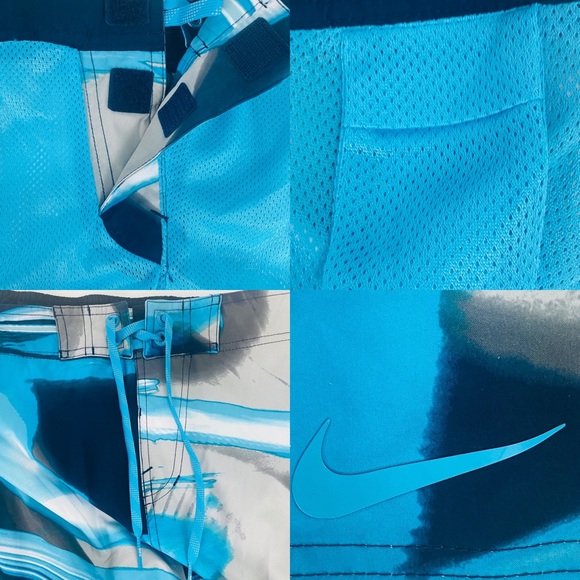 NIKE Mens Board Shorts Sz 4XL DIVERGE 12Swim Trunk - Picture 11 of 13